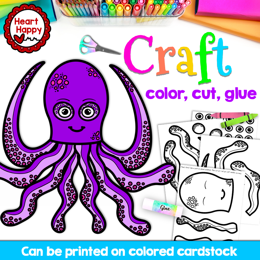 Octopus Craft | Ocean Animals