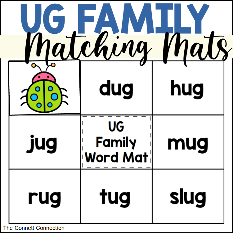 UG Word Family Word and Sentence Matching Mat