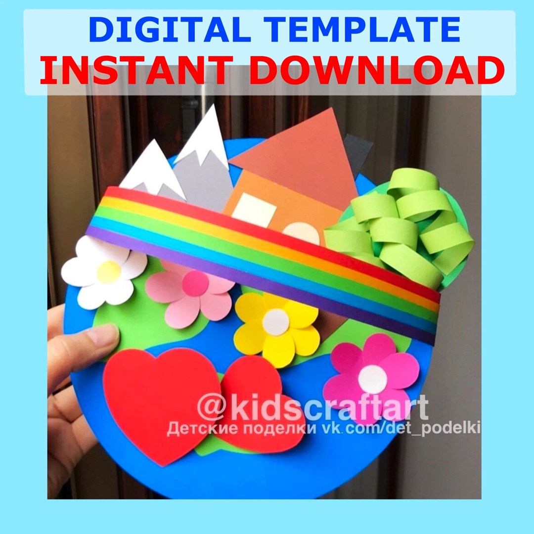 Our Earth day crafts Our Home Ecology Nature Craft Activities Save the planet