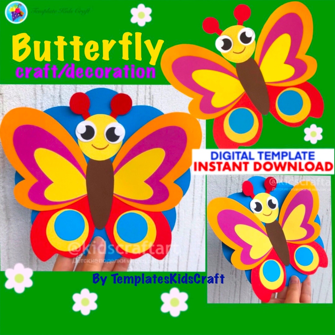 Butterfly Summer Spring Animal Craft Insects Activities Crafts Bulletin Board