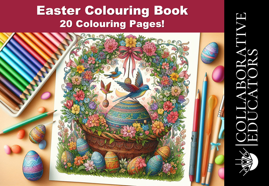Easter Colouring Book - 20 Colouring Pages!