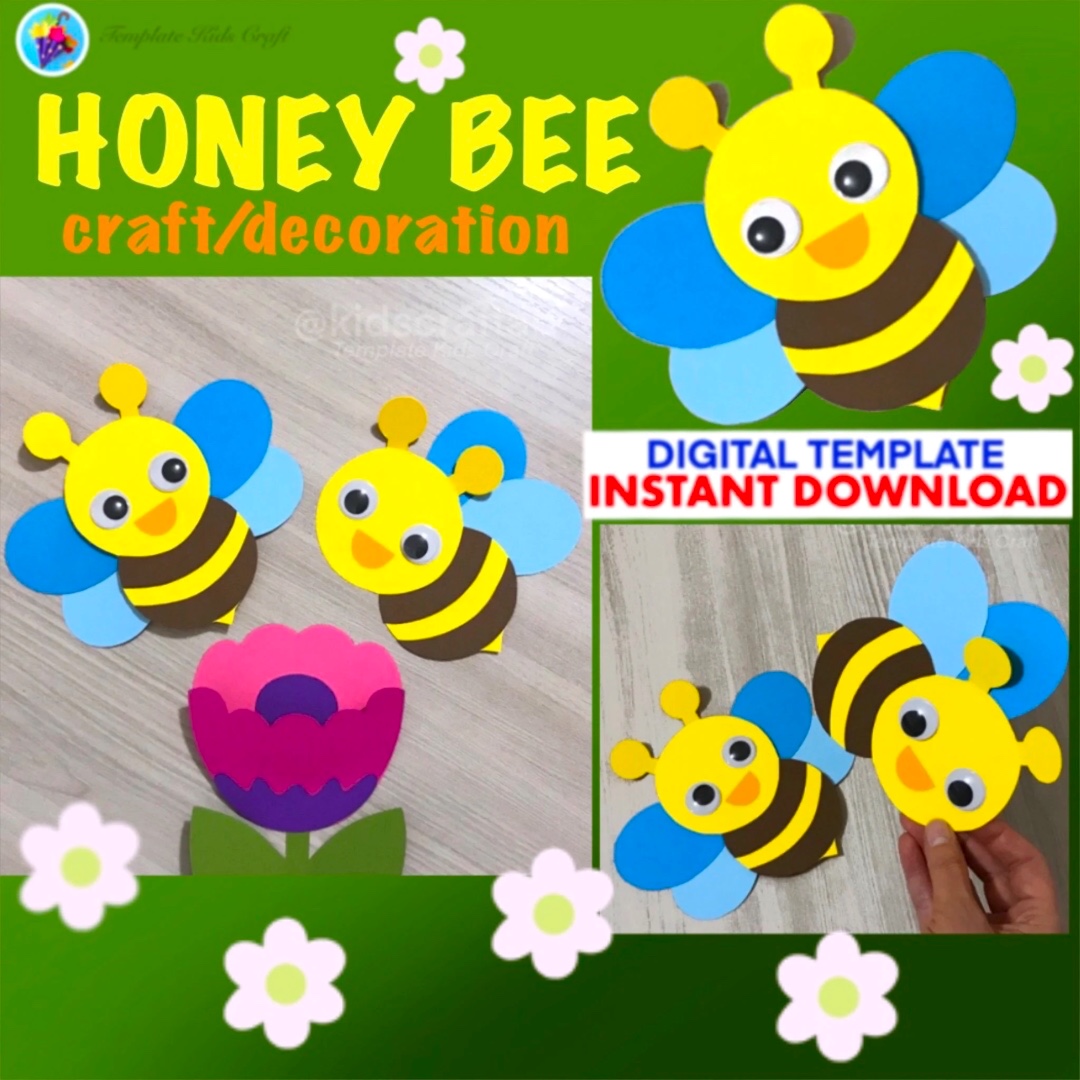 Bee Craft Spring Summer Insect Bug Animal Bulletin Board Decoration Crafts Art