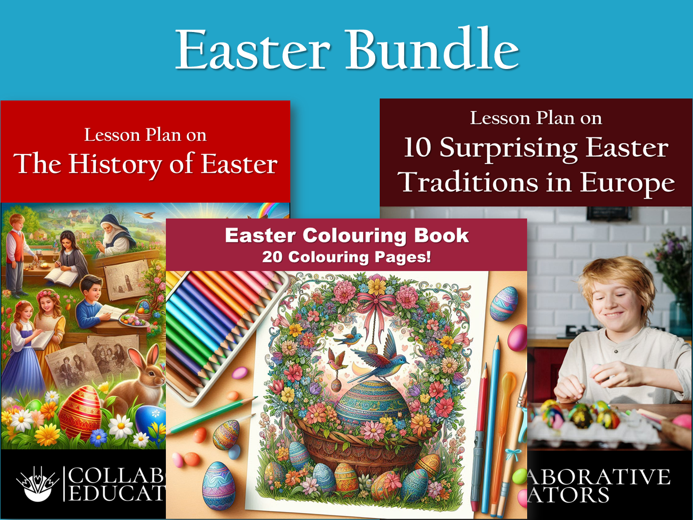 Easter Bundle - Lesson Plans and Colouring Pages