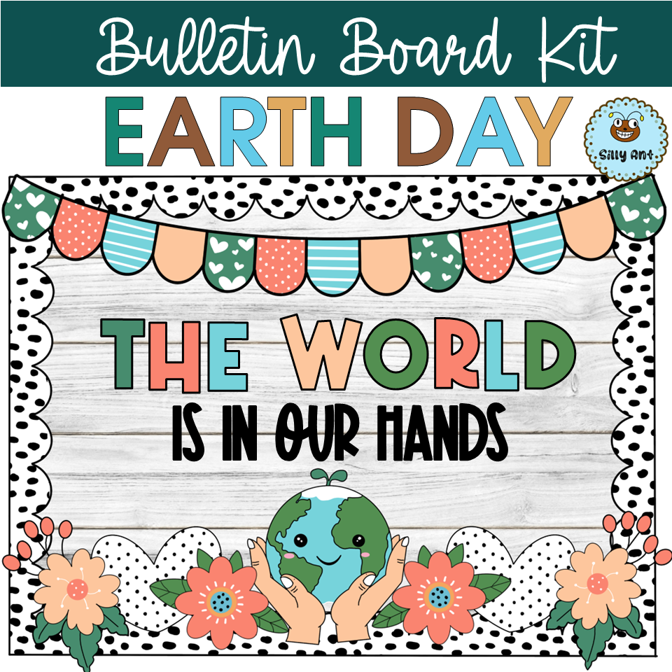 Earth Day Bulletin Board Kit/ Recycle Earth Day Door Decor