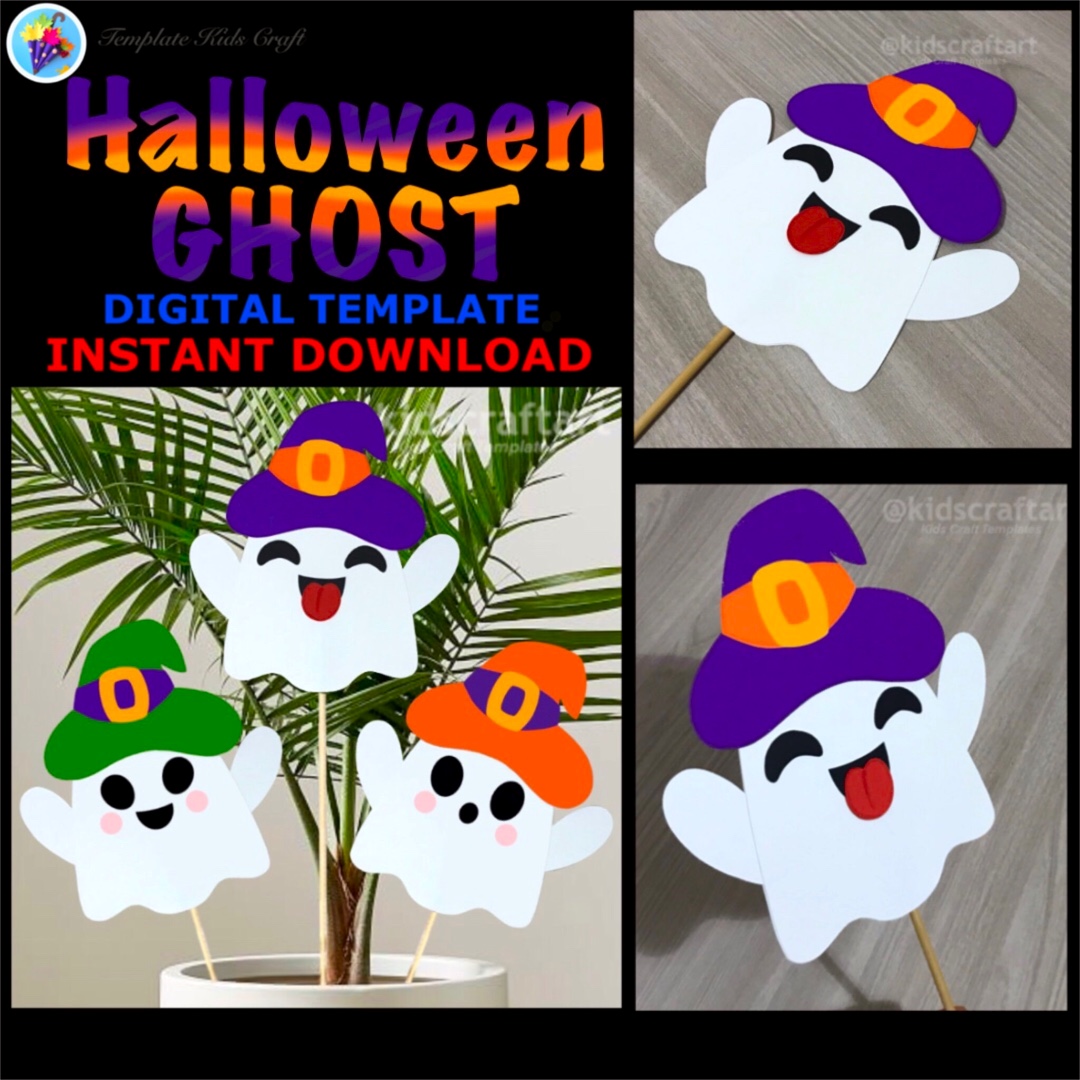 Halloween Ghost Door Classroom Crafts Bulletin Board Decor Fall October Craft