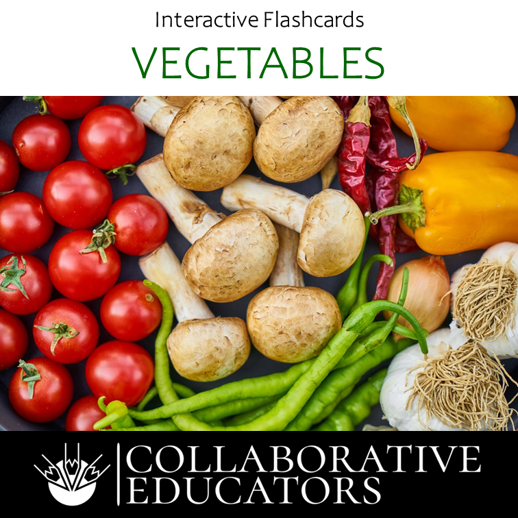 Interactive Flashcards - VEGETABLES