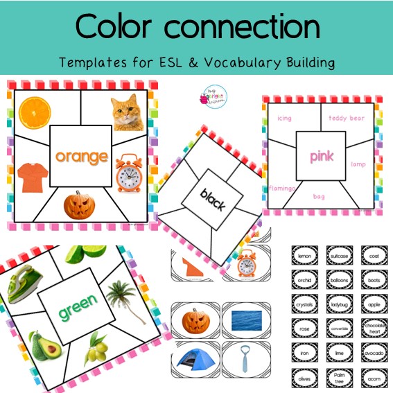 Color Recognition Activities with Real-Life Photos | Vocabulary Building Resource