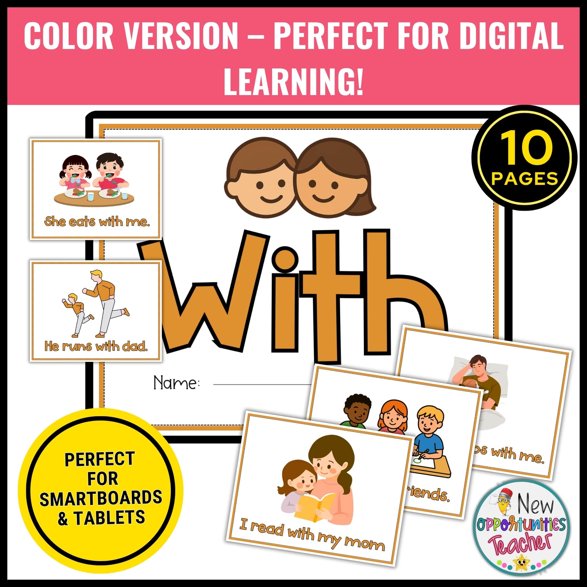 Sight Words Mini Books Set 2 - End of Year Activities May Preschool TK ...
