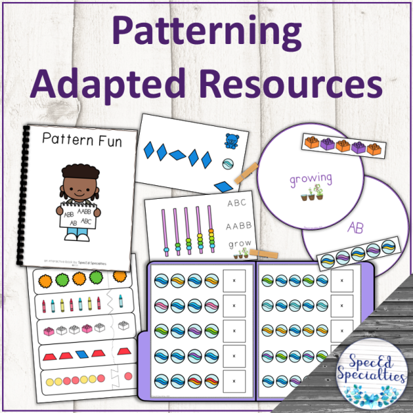 Patterning Adapted Books File Folders Clip Cards Interactive Resources ...