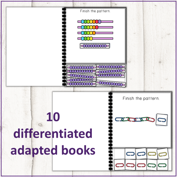 Patterning Adapted Books File Folders Clip Cards Interactive Resources ...