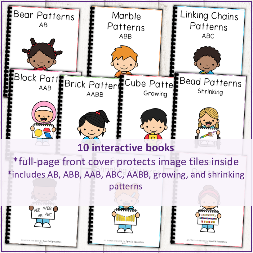 Patterning Adapted Books File Folders Clip Cards Interactive Resources ...