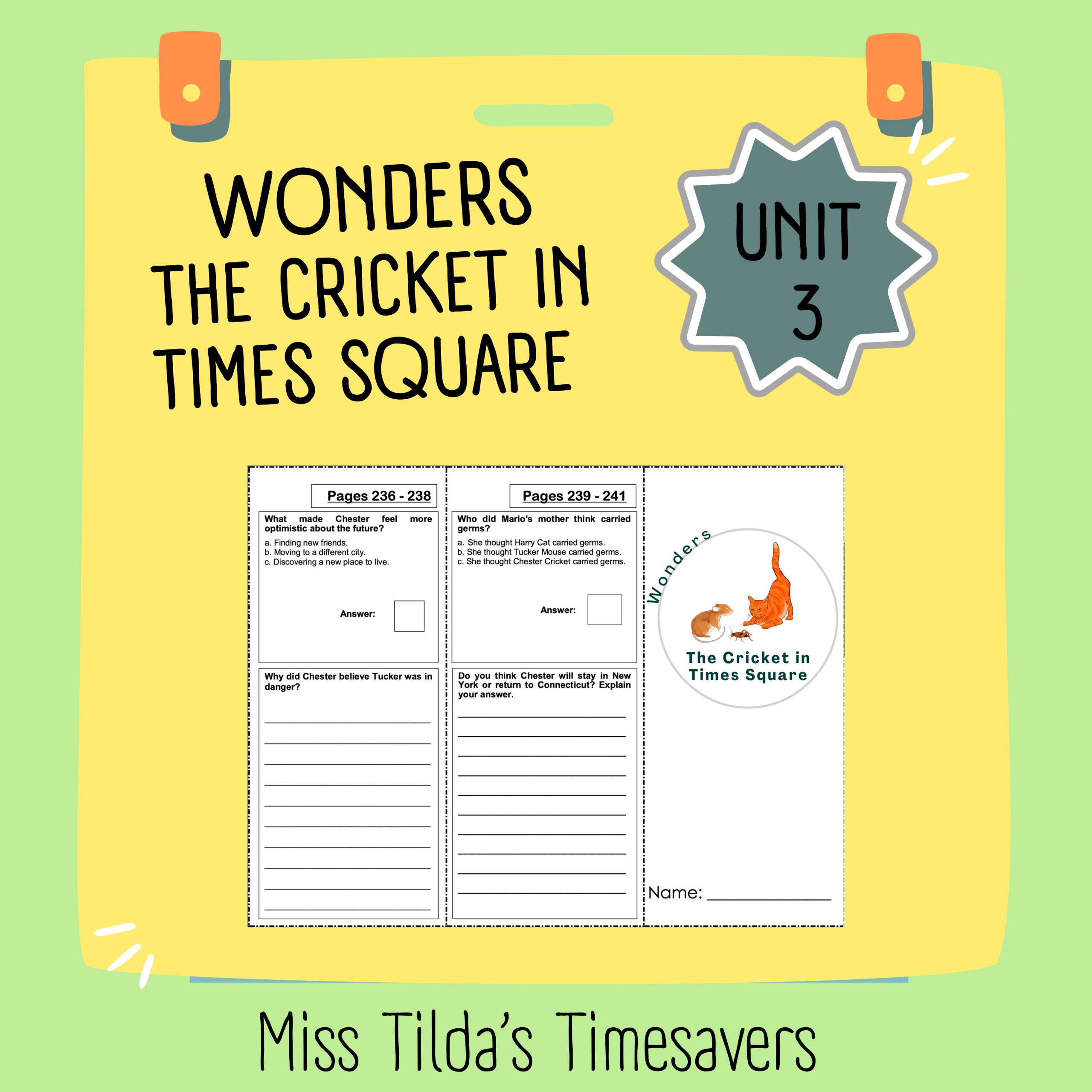 "Tracking Monsters" - myView Literacy 5 | Made By Teachers