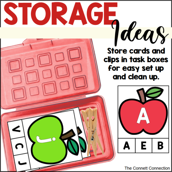 Apple Alphabet Clip Cards | Made By Teachers