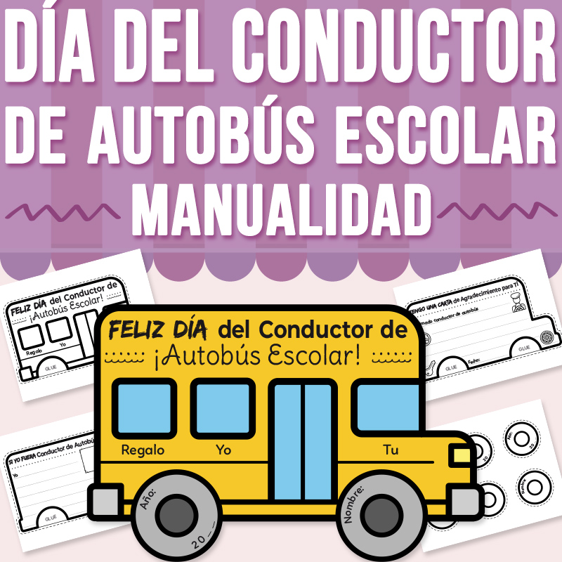Día del Conductor de Autobús Escolar, Carta y Tarjeta de Agradecimiento