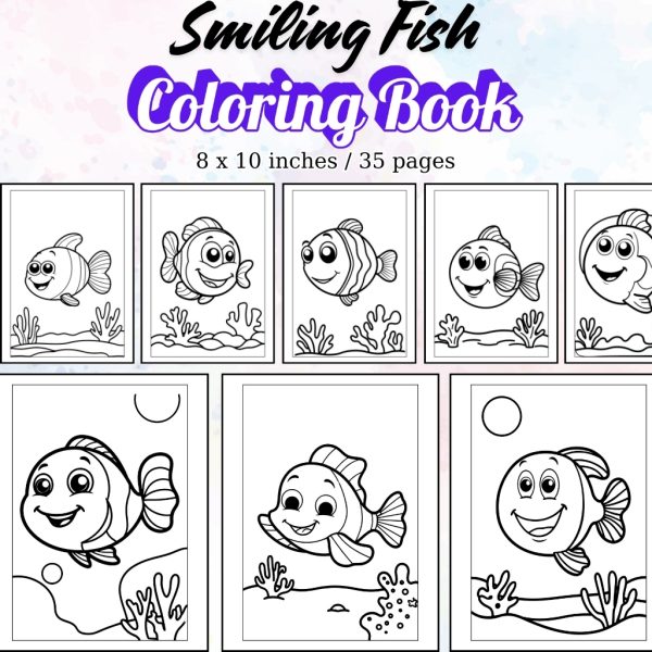 Colomadehappy Fish Smiling Fish Coloring Pages / Sheets of Smiling Fish {Coloring Book ...