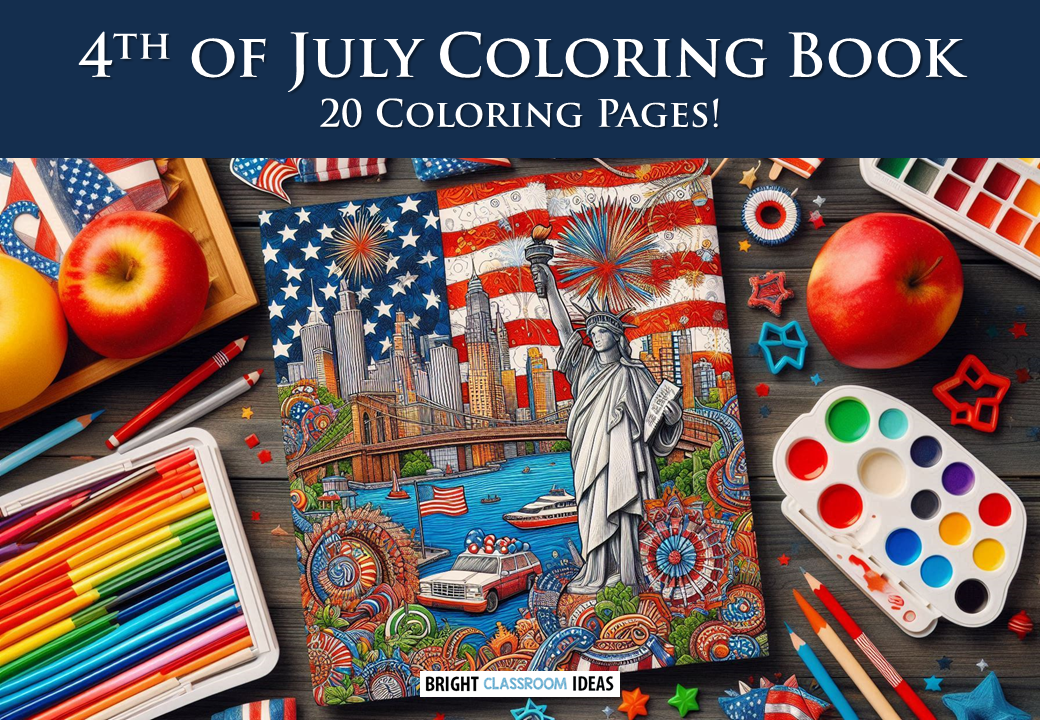 4th of July Coloring Book - 20 Coloring Pages!