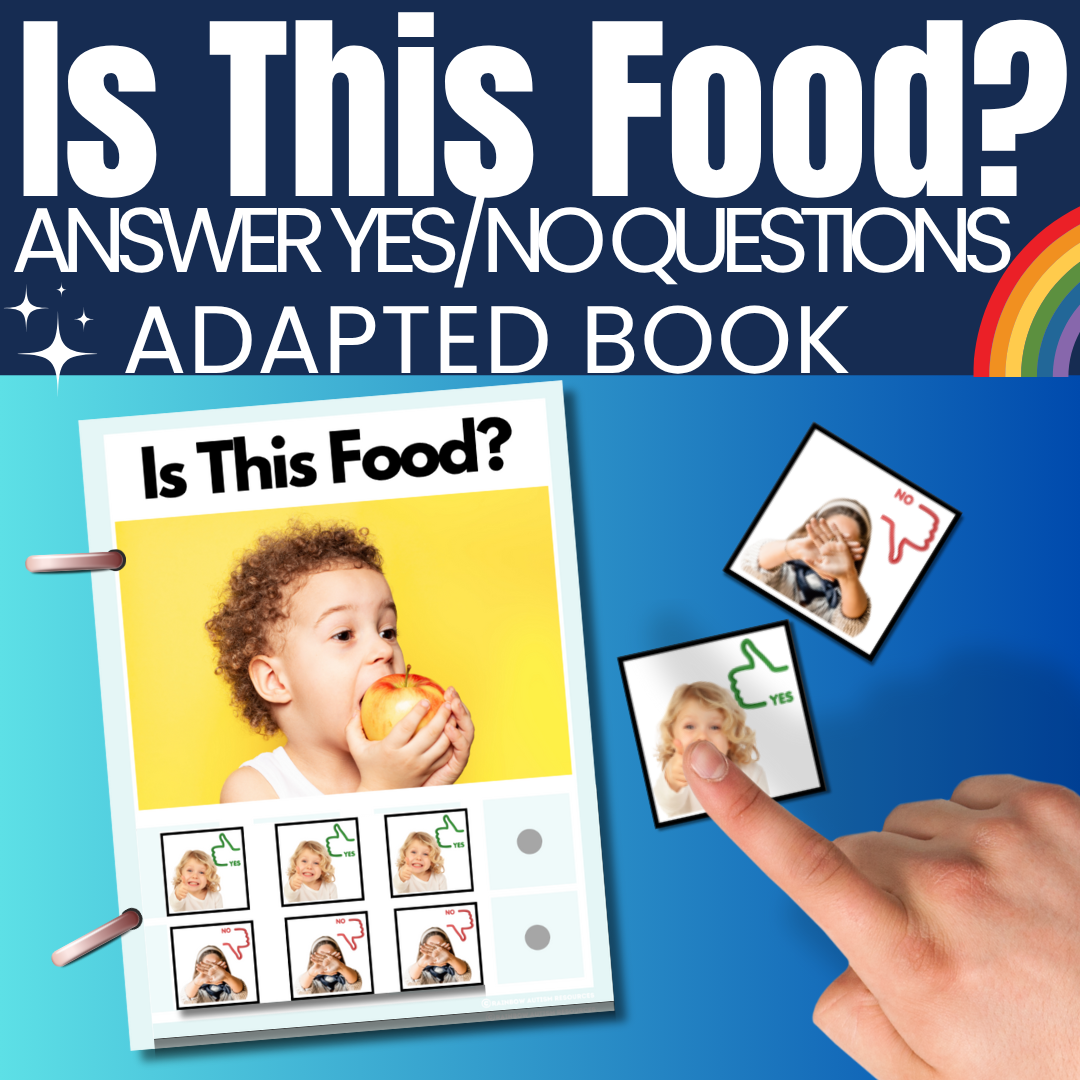 Is This Food? Yes/No Questions Autism Adapted Book | Align with ABLLS-R G23 H37