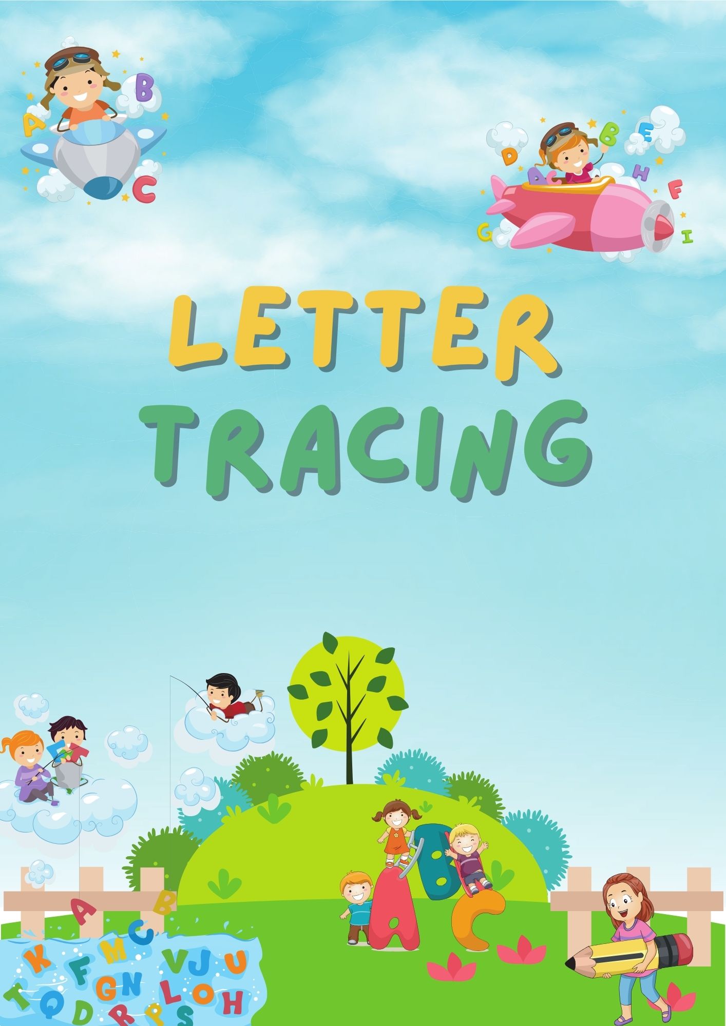 ABC Tracing Worksheets | Alphabet Phonics Practice for Pre-K and Kindergarten