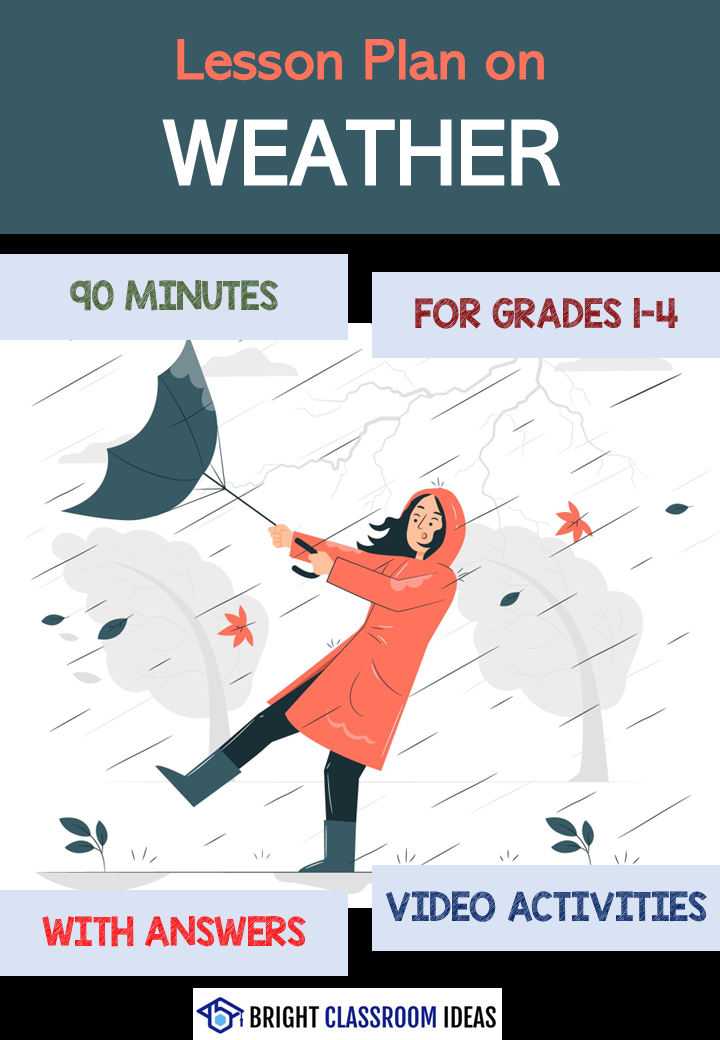 Lesson Plan on The Weather - Grades 1-4