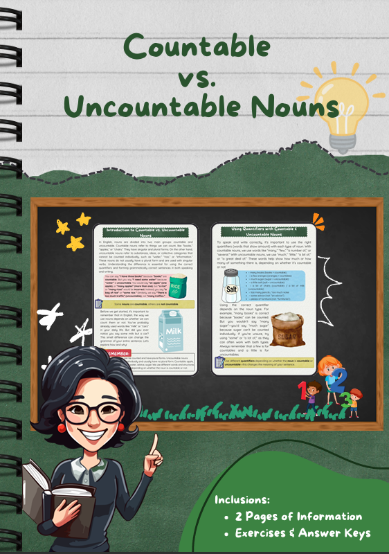 Countable vs. Uncountable Nouns: Rules & Examples