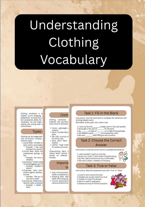 Describing My Room A Personal Space: Vocabulary, Prepositions, Details