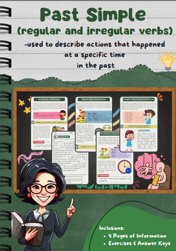 Simple Past: Regular and irregular verbs
