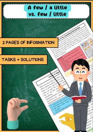 A Few vs A Little - (Quantifiers)