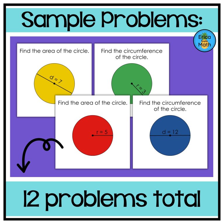 Area & Circumference of Circles Digital Mystery Riddle Activity | Made ...