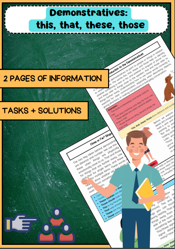Demonstratives: This, That, These, Those (Demonstrativpronomen)