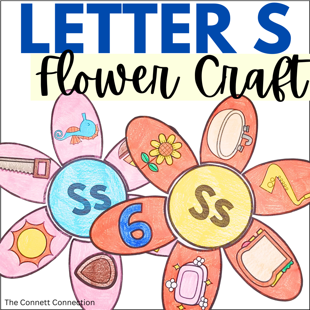 Letter S Flower Craft - A Letter Recognition Craft