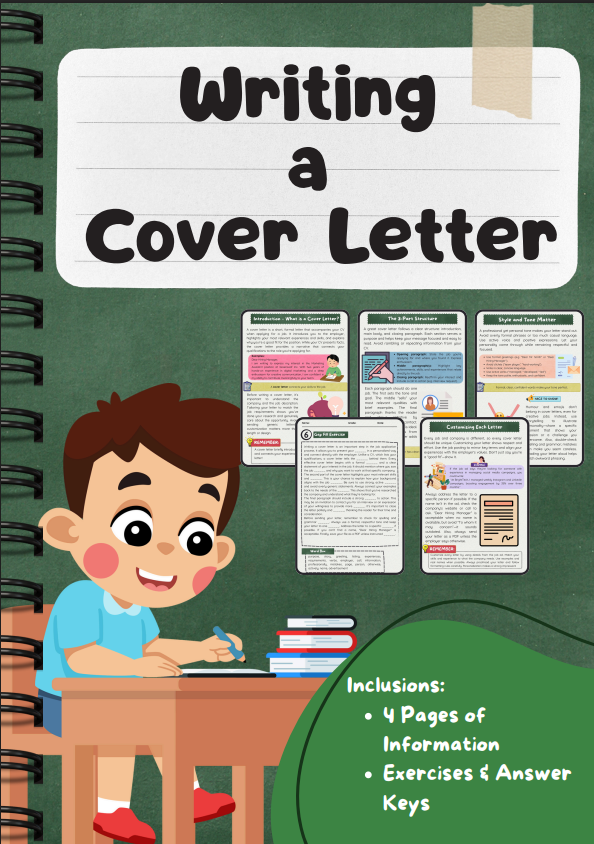 Cover Letters: Structure, Tone, Customization, Tips