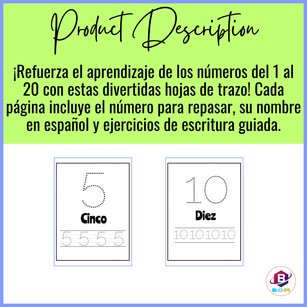 Números del 1 al 20 - Numbers 1 - 20 Printable Activities in Spanish ...