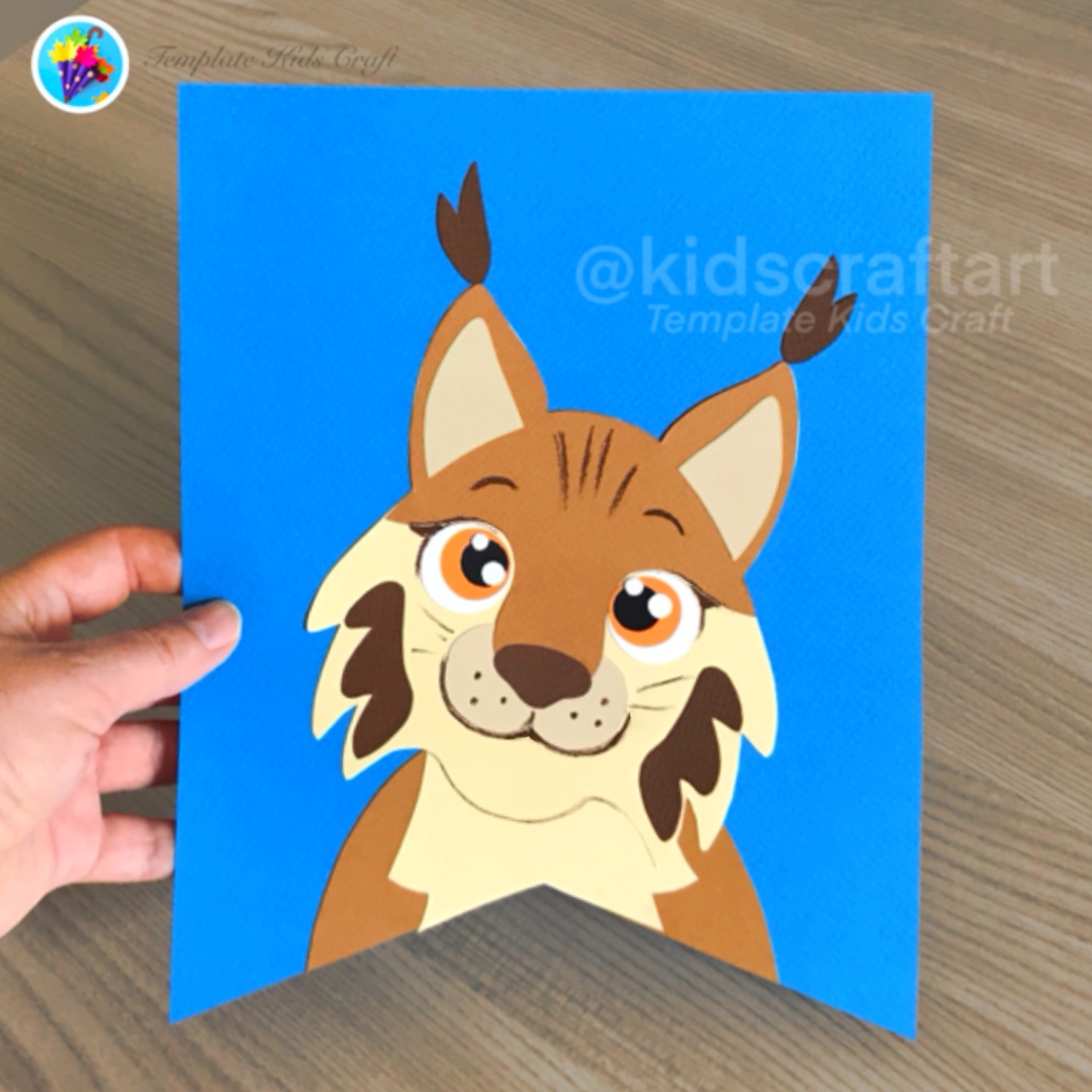 Lynx Craft Forest Animal Canadian Wildlife Project Canada Day Decor Mountain Animals