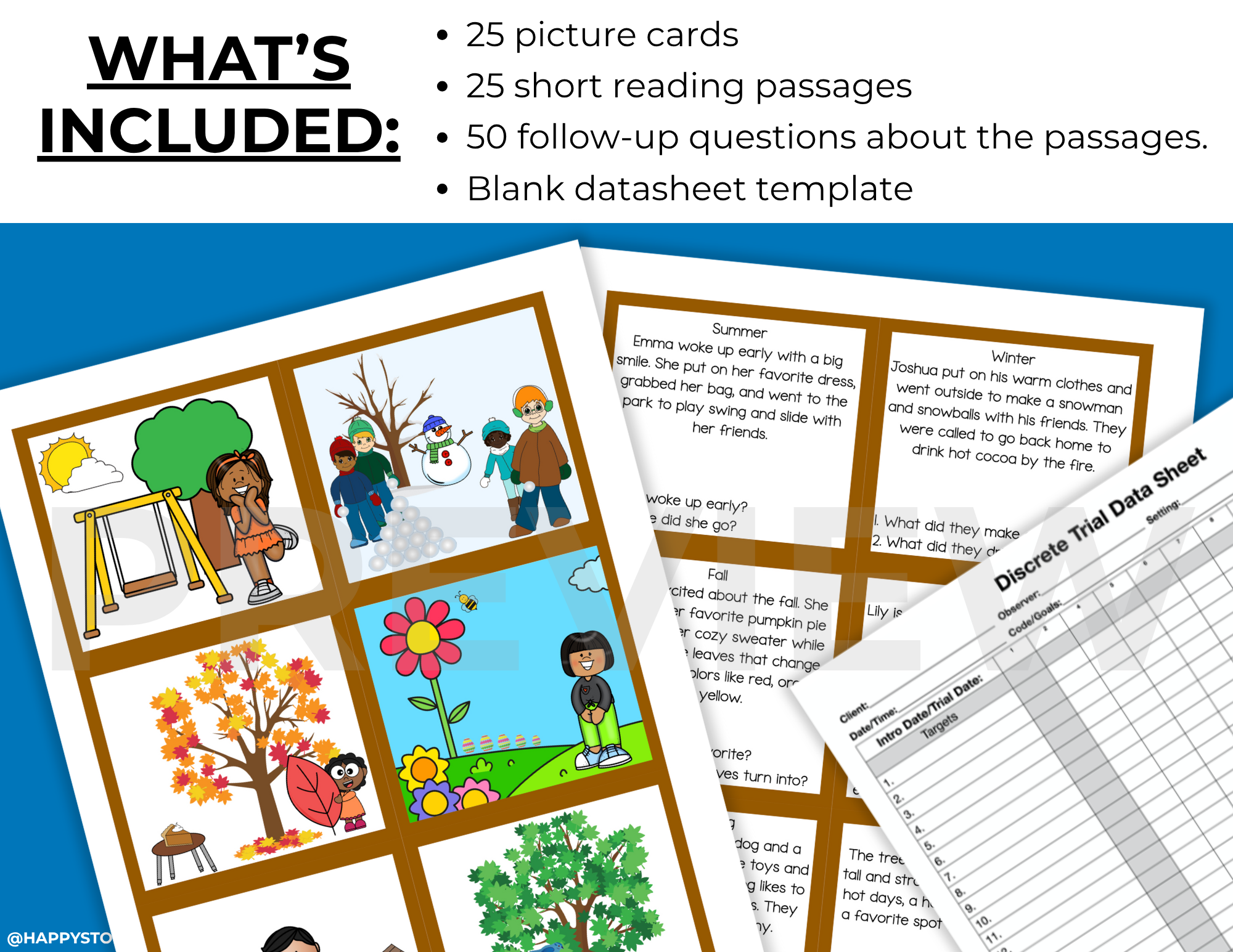 Verbal Behavior ABA Cards for Advanced Intraverbal Assessment Level 3 ...