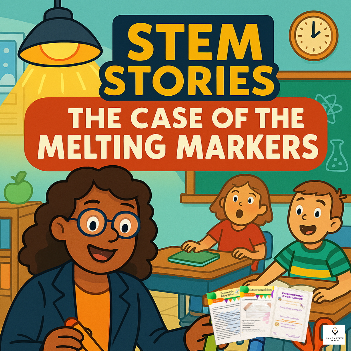 STEM Challenge: Solve the Case of the Melting Markers 3-4 Grade