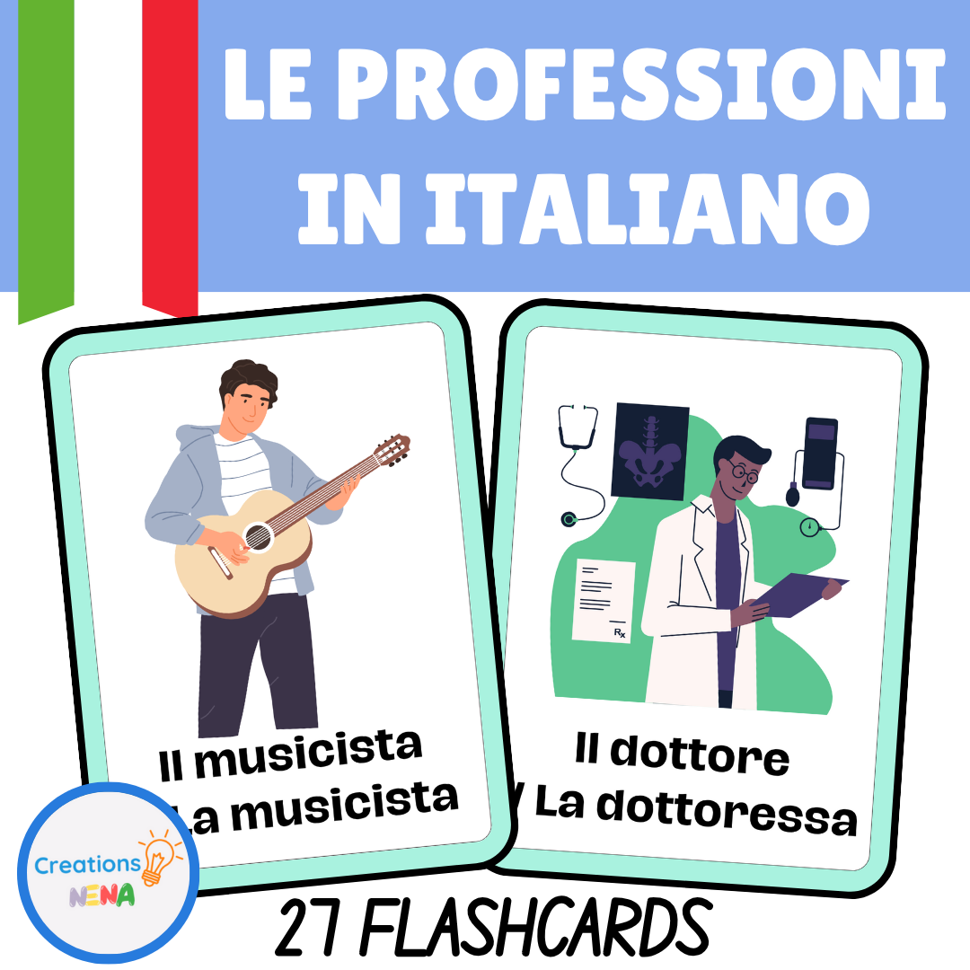 Jobs Flashcards in Italian
