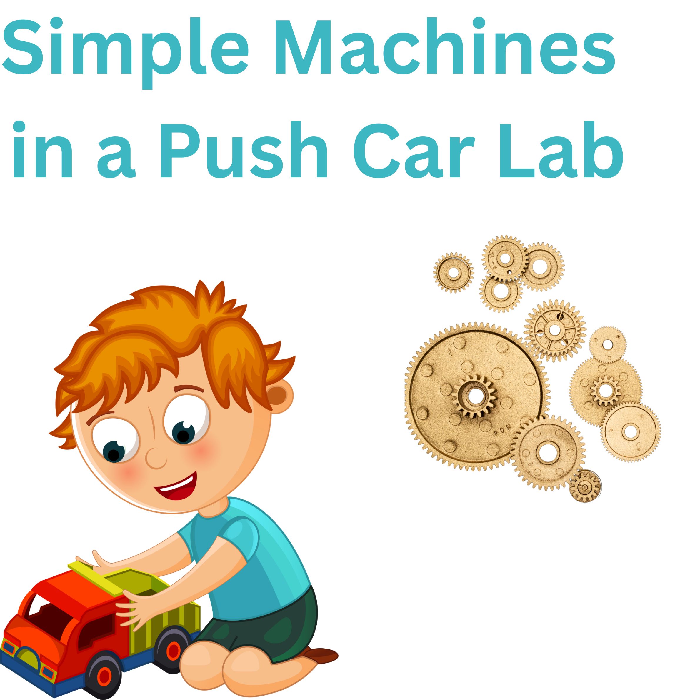 Physics Simple Machines & Motion Lab Push Toy Take-Apart Science Activity