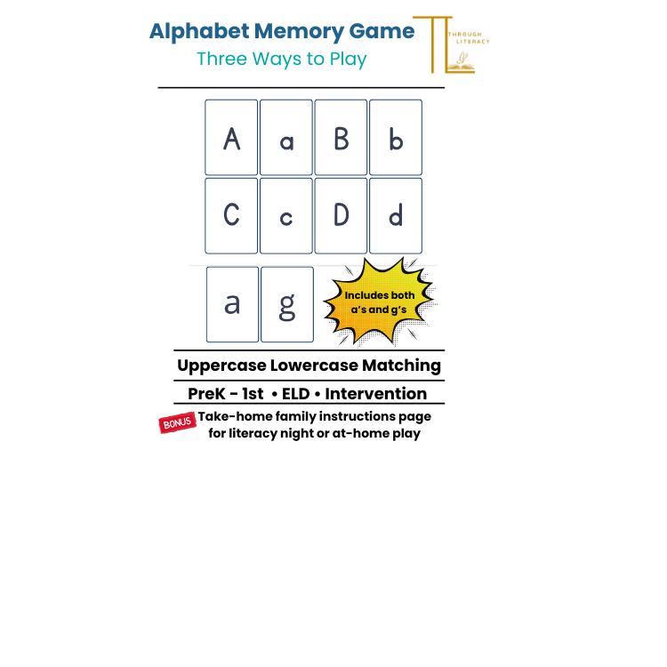 Cursive Alphabet Memory - Made By Teachers