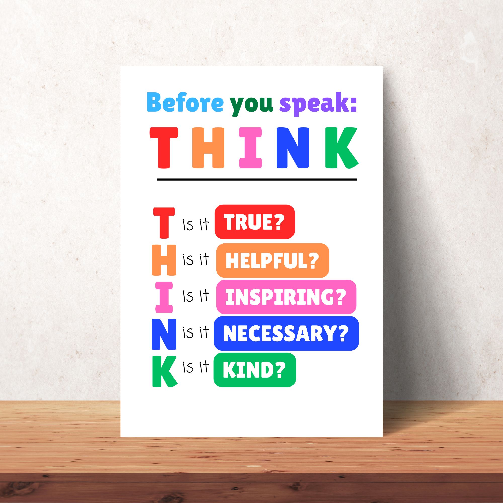 Printable Social Emotional Learning (SEL) Wall Art for Classroom & Home