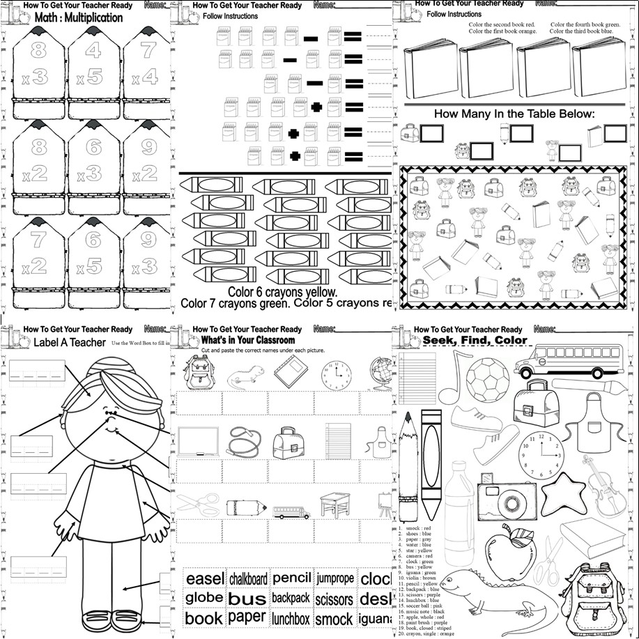 How To Get Your Teacher Ready Back to School Read Aloud Book Companion ...