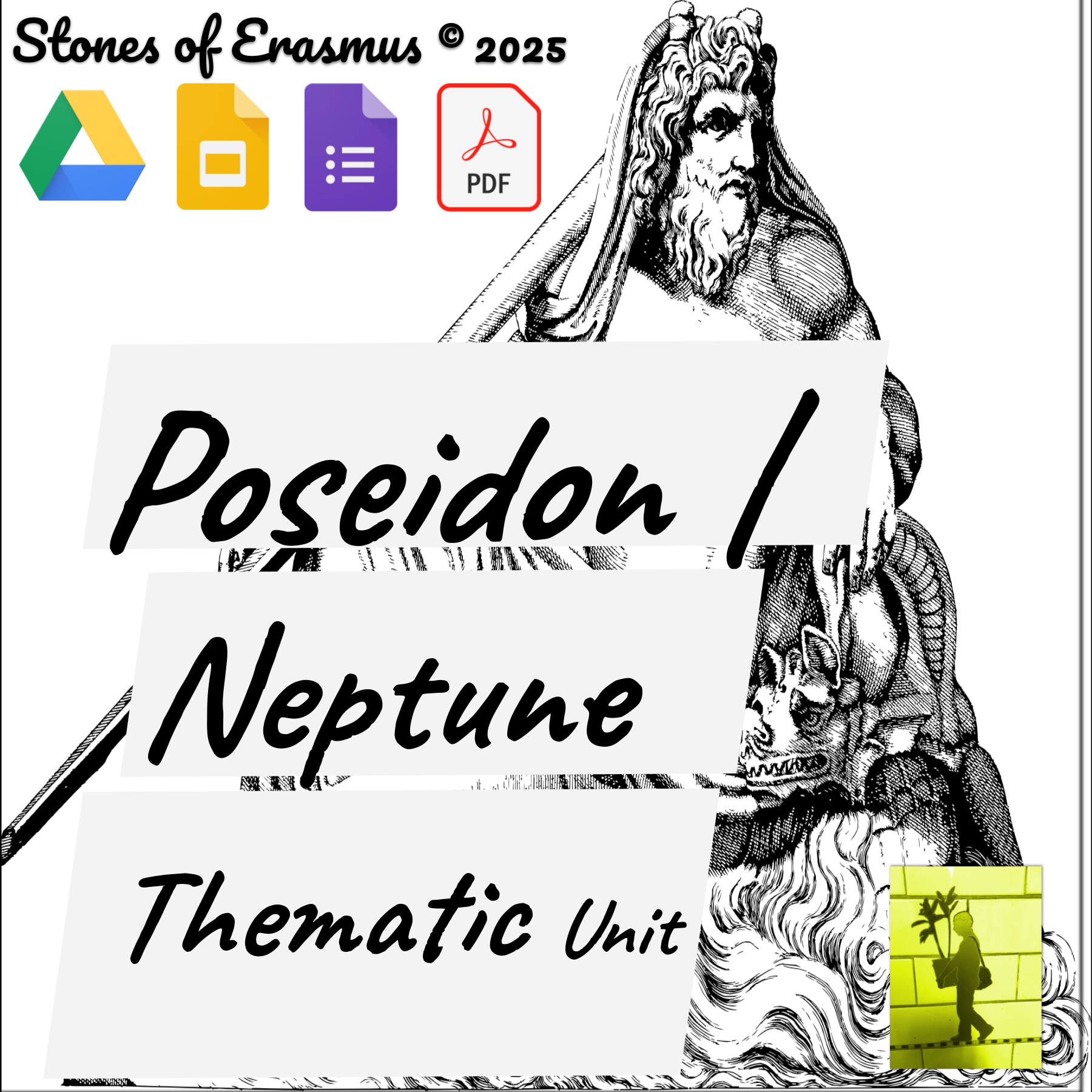 Poseidon | Neptune Nature and Deeds Bundle Mythology Series for Middle and HS
