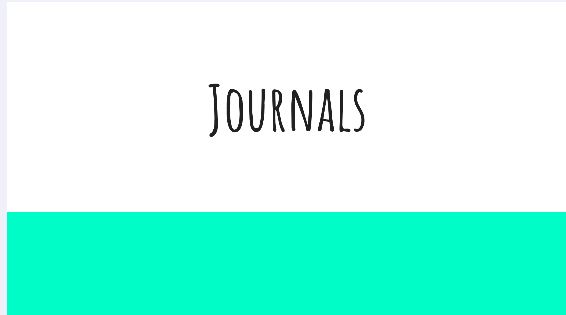 Journal Prompts
