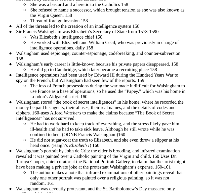 Notes on the Execution of Mary Queen of Scots