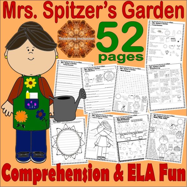 Mrs. Spitzer’s Garden Back to School Read Aloud Book Companion ...