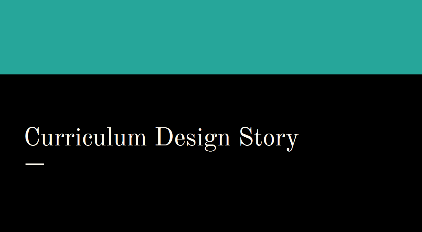 Curriculum Design Story Presentation