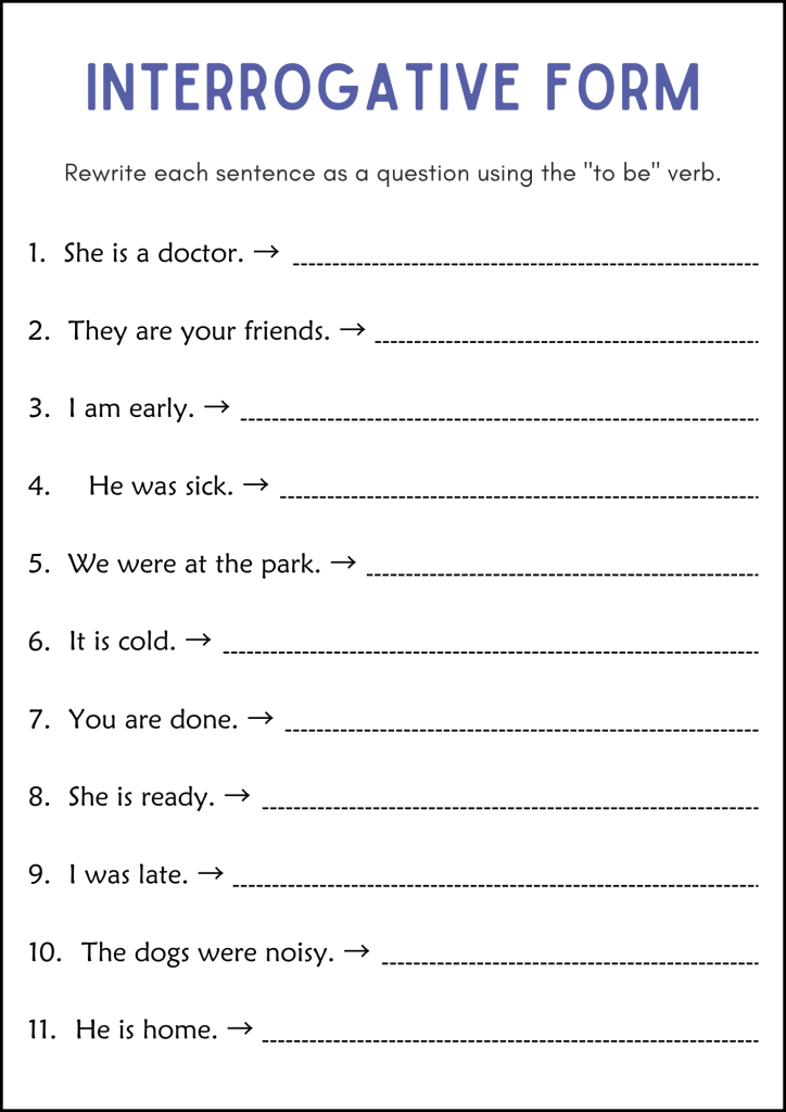 Present Simple Verb to be Grammar Worksheets - Verb to be for Beginners ...