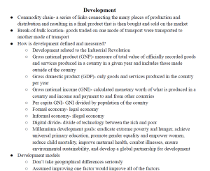Development Notes