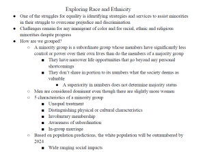 Exploring Race and Ethnicity Notes
