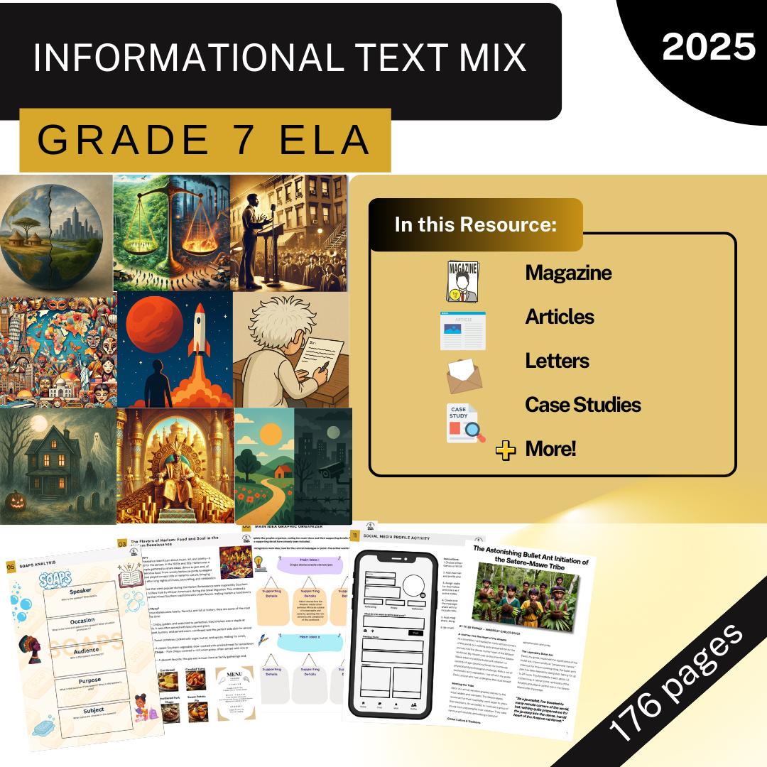 Grade 7 Informational Text Bundle