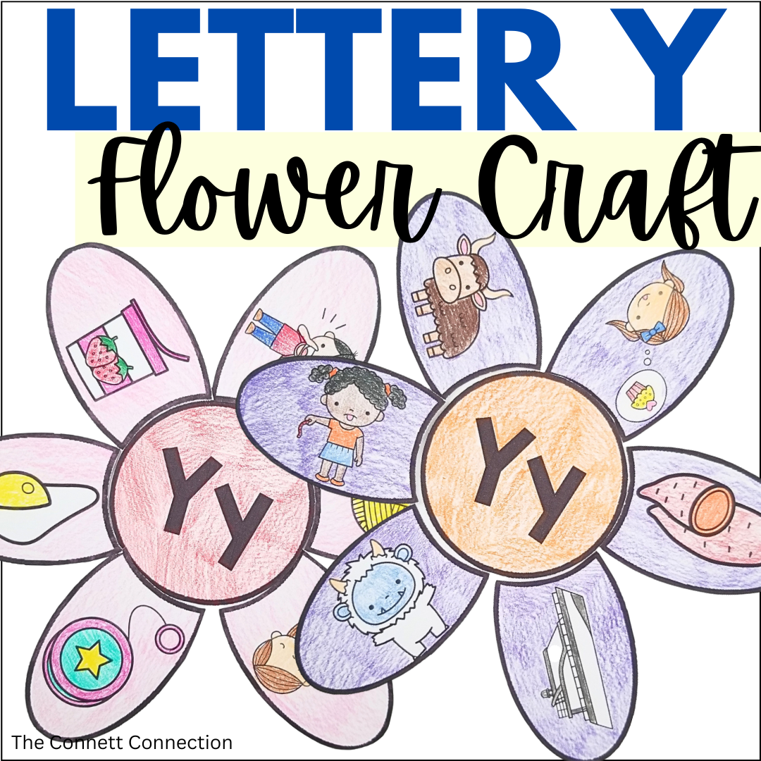 Letter Y Flower Craft - A Letter Recognition Craft